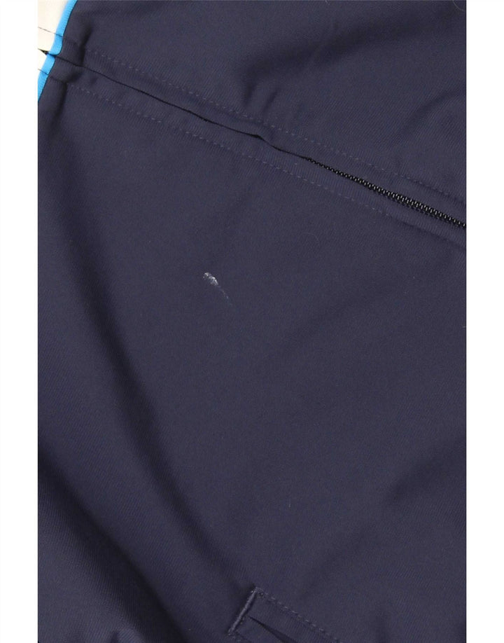 Puma Mens Tracksuit Top Jacket Small Navy Blue Colourblock Polyester