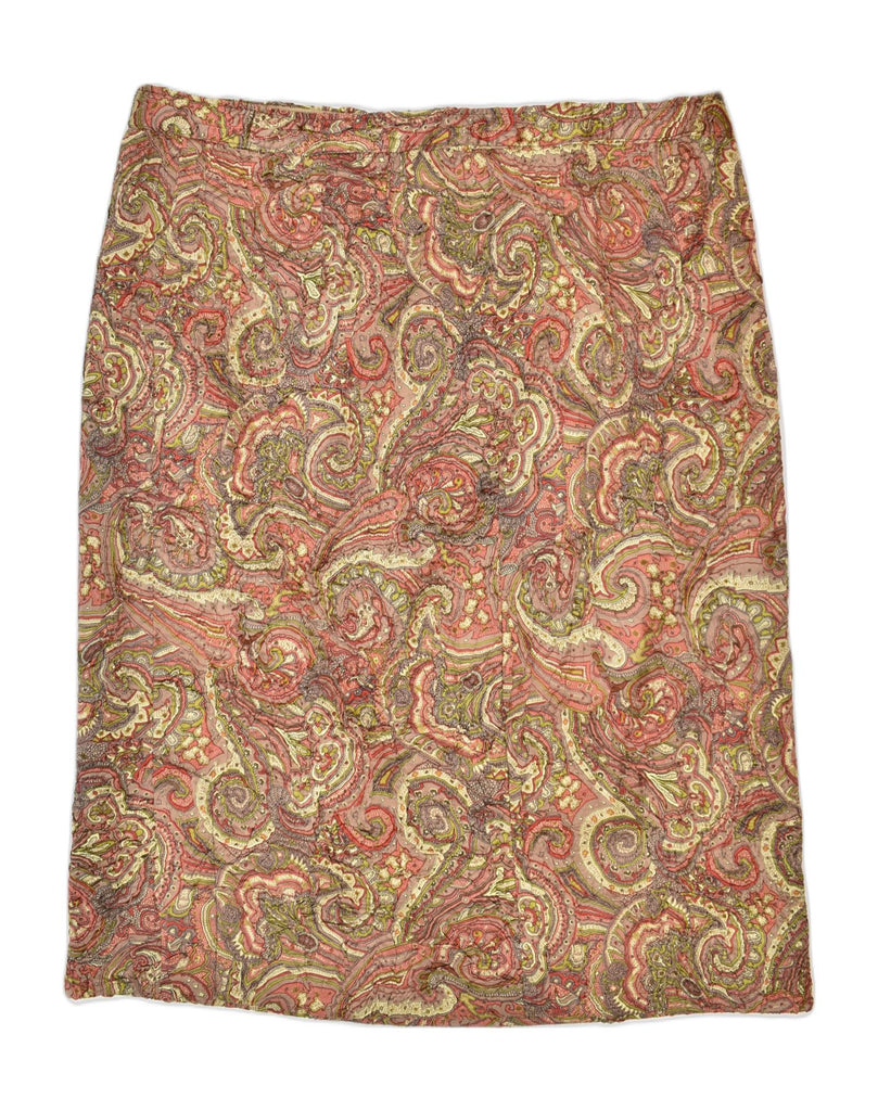 VINTAGE Womens Straight Skirt W36 XL Multicoloured Paisley Classic | Vintage | Thrift | Second-Hand | Used Clothing | Messina Hembry 