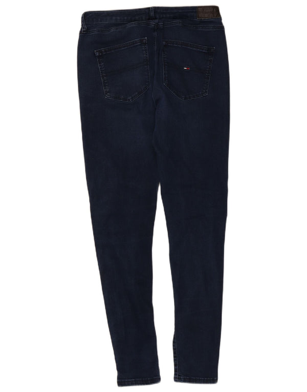 Tommy Hilfiger Womens Skinny Jeans W30 L30 Navy Blue Cotton
