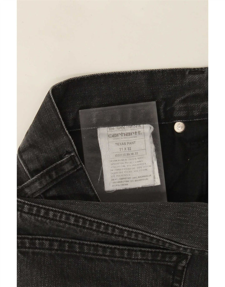 Carhartt Mens Straight Jeans W31 L28 Grey Cotton