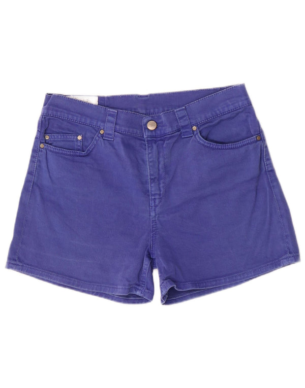 Dondup Womens Regular Fit Denim Shorts UK 12 Medium W29 Blue Cotton