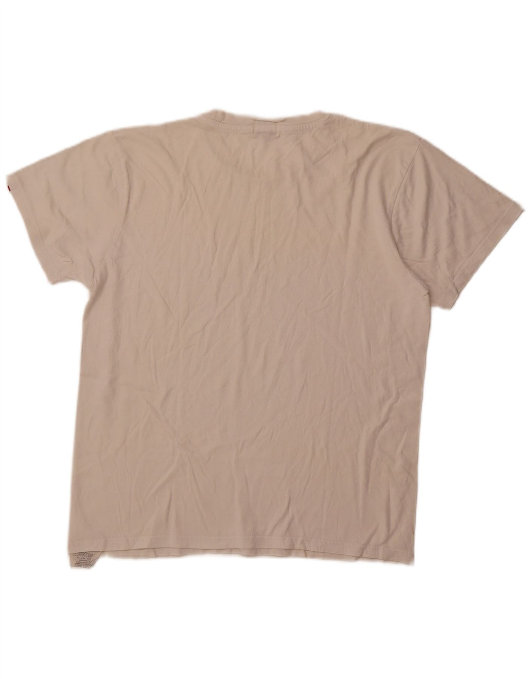 Levi's Womens T-Shirt Top UK 16 Large White Cotton