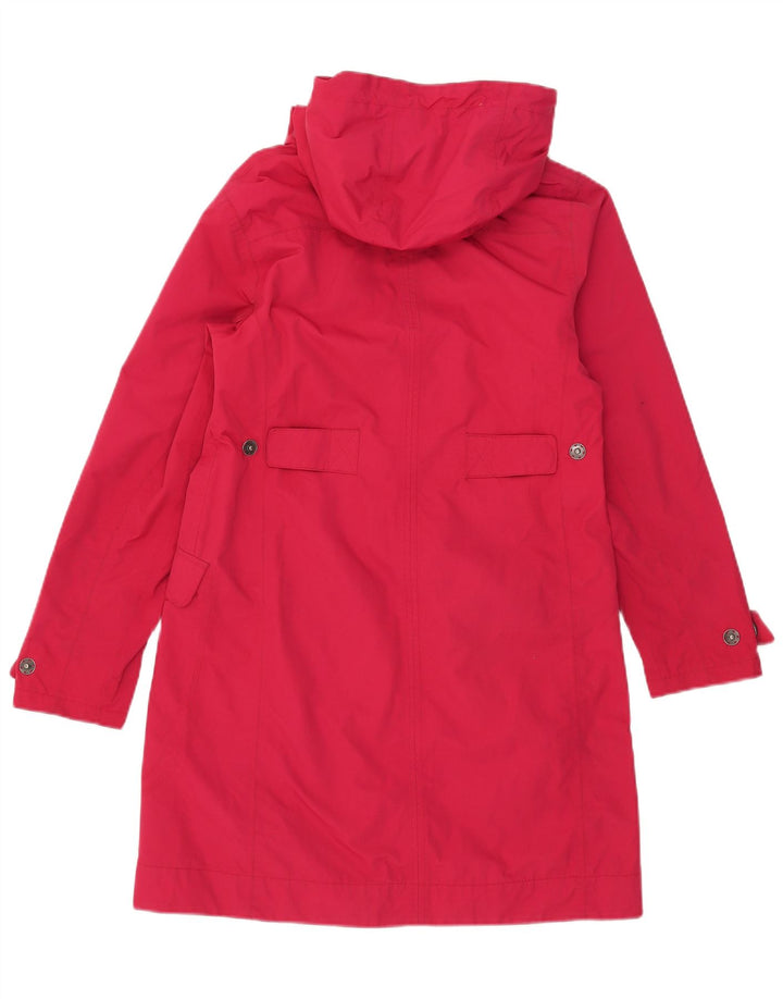 SEASALT CORNWALL Womens Hooded Raincoat UK 8 Small Pink Nylon