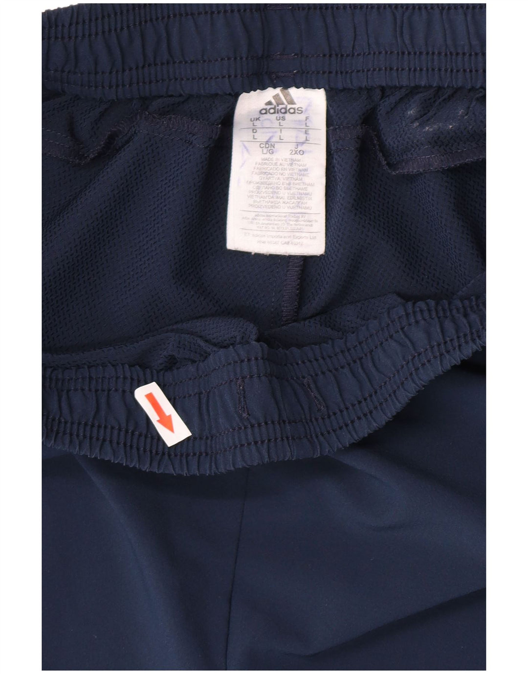 Adidas Mens Climalite Sport Shorts Large  Navy Blue Polyester