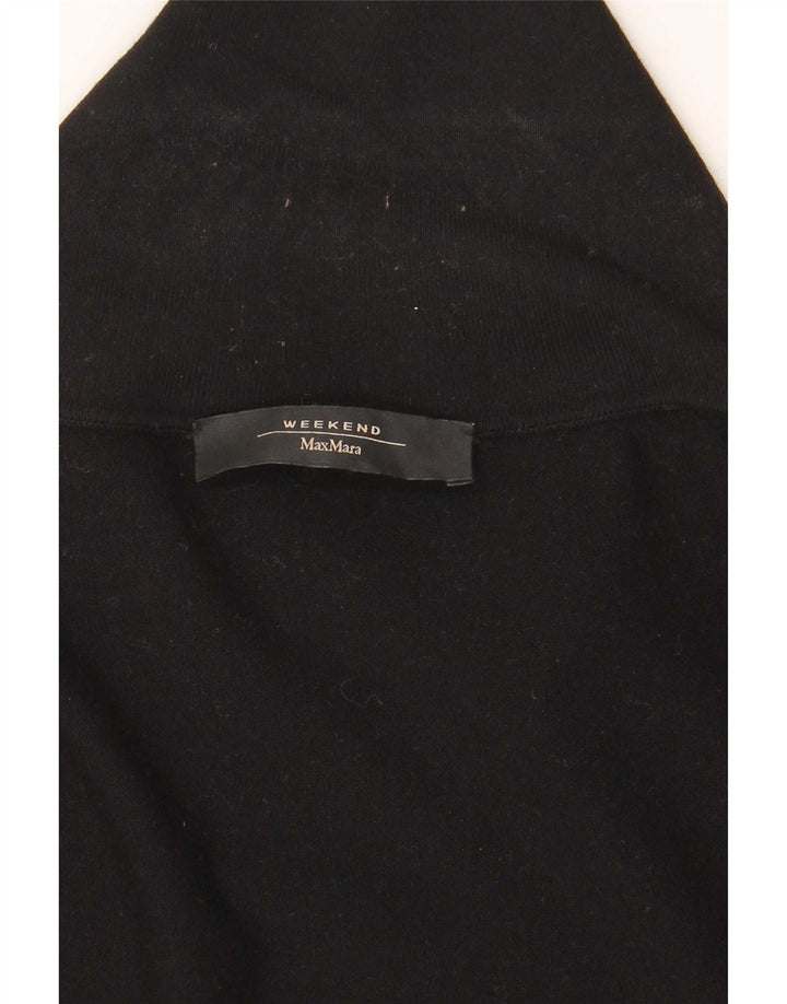 Max Mara Womens Blouse Top UK 20 2XL Black