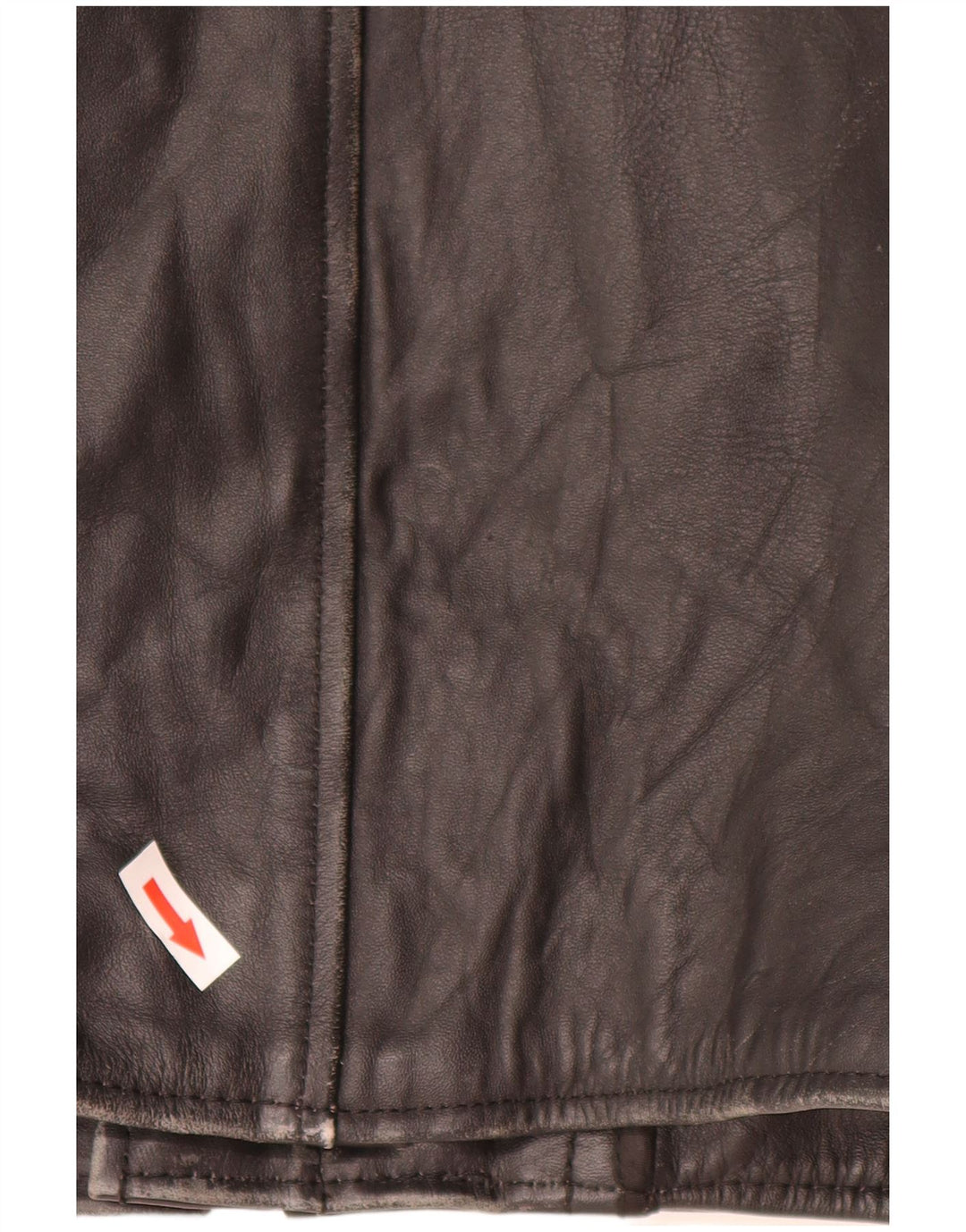 Vintage Mens Leather Jacket UK 44 2XL Black Leather