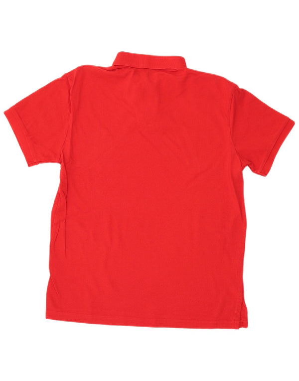 Polo Ralph Lauren Mens Custom Fit Polo Shirt Medium Red Cotton