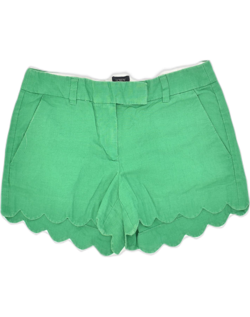 J. CREW Womens Hot Pants W30 Medium Green Cotton | Vintage J. Crew | Thrift | Second-Hand J. Crew | Used Clothing | Messina Hembry 