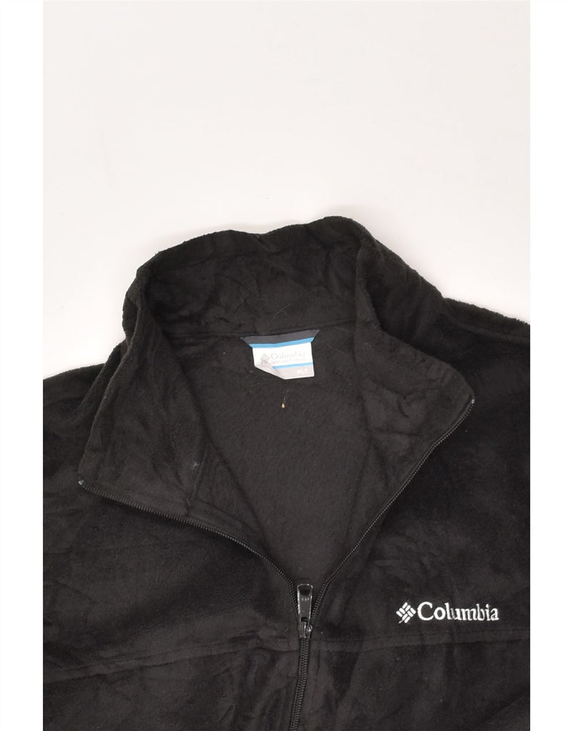 COLUMBIA Womens Fleece Gilet UK 18 XL Black Polyester | Vintage Columbia | Thrift | Second-Hand Columbia | Used Clothing | Messina Hembry 