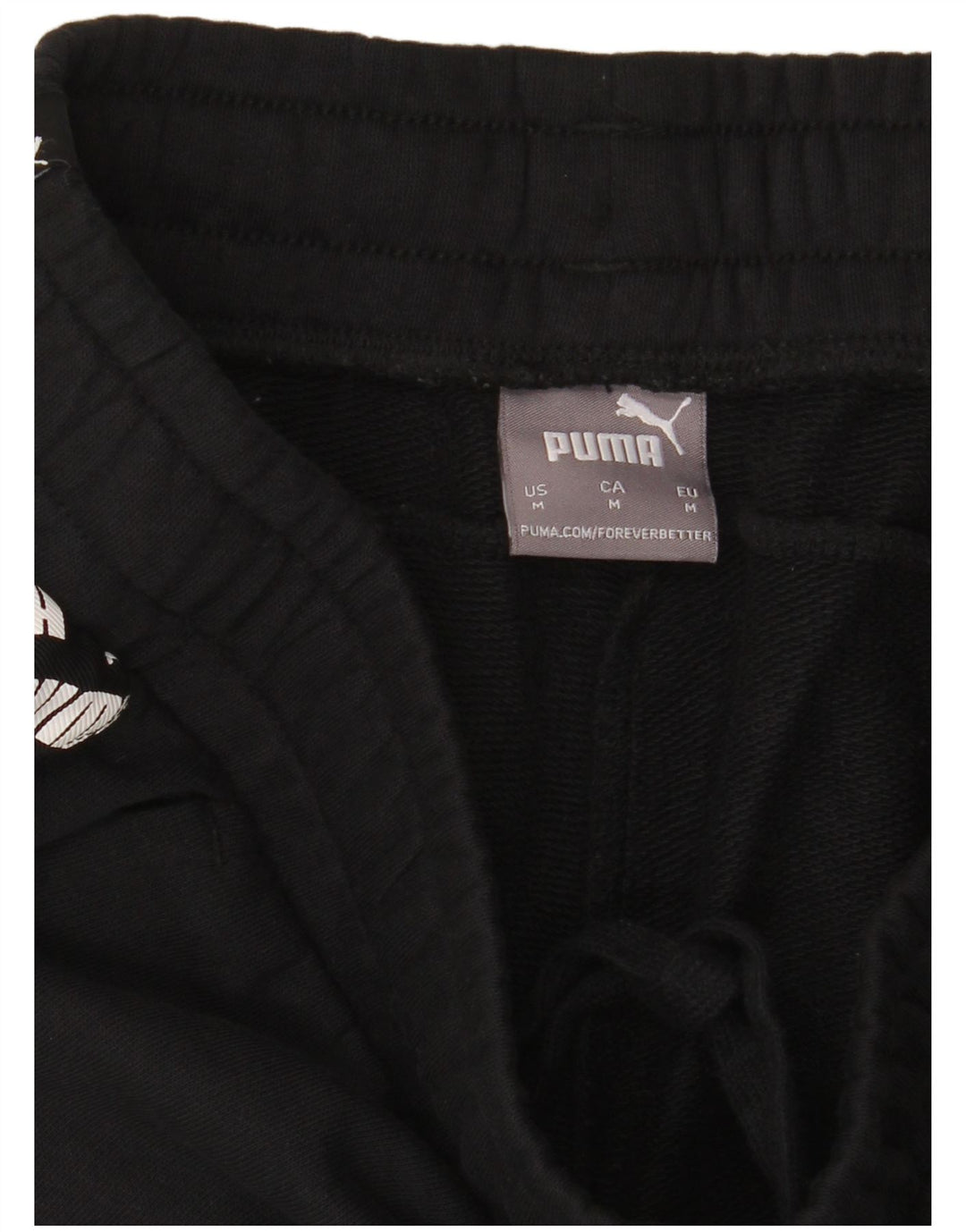 PUMA Mens Graphic Sport Shorts Medium Black