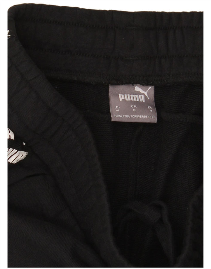 PUMA Mens Graphic Sport Shorts Medium Black