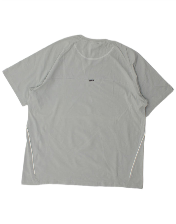 Adidas Mens T-Shirt Top XL Grey Cotton