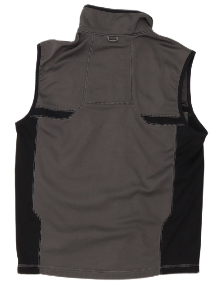 Columbia Mens Sleeveless Tracksuit Top Jacket Medium Grey Colourblock