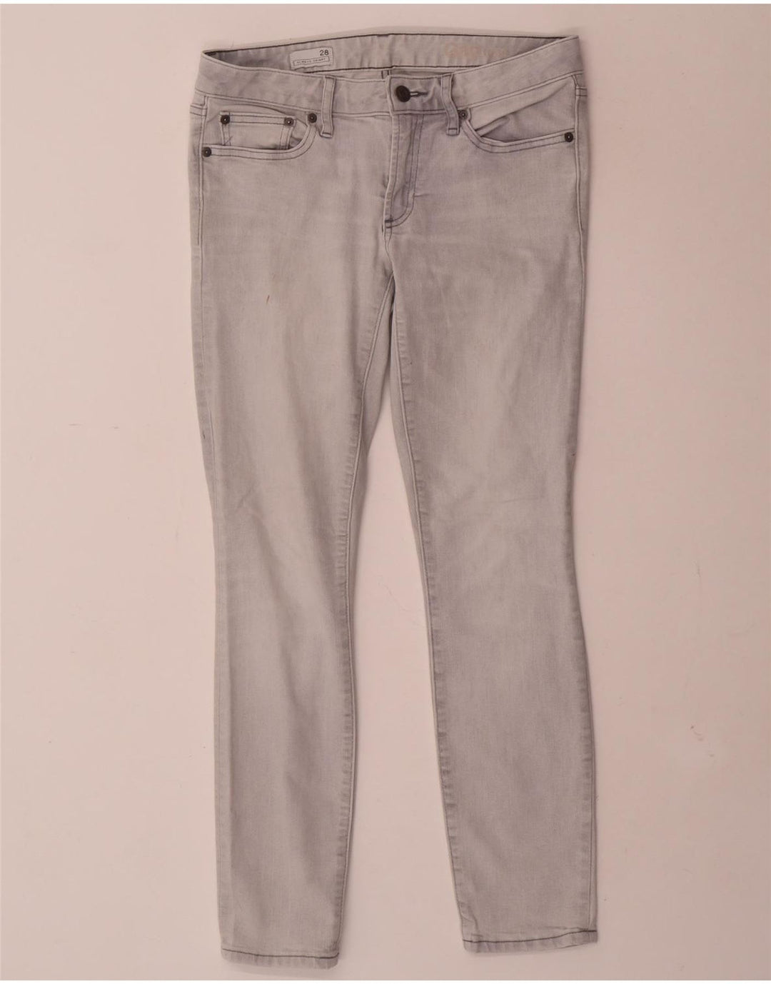 Gap Womens Skinny Jeans W28 L28 Grey Cotton