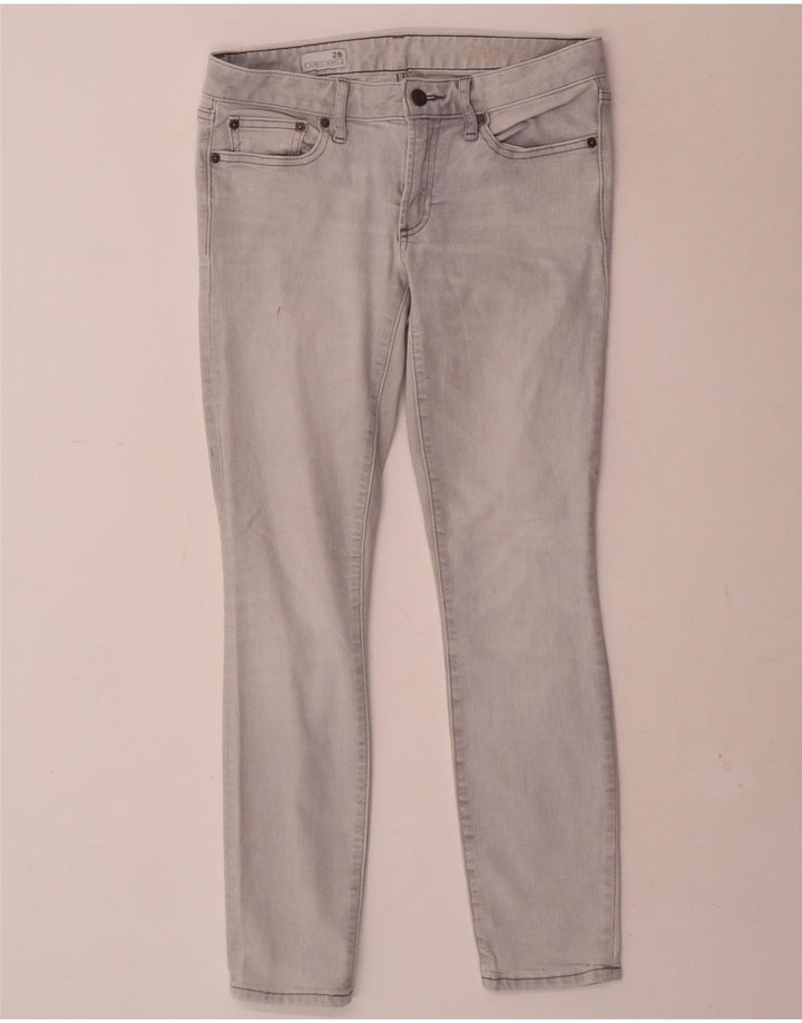 Gap Womens Skinny Jeans W28 L28 Grey Cotton