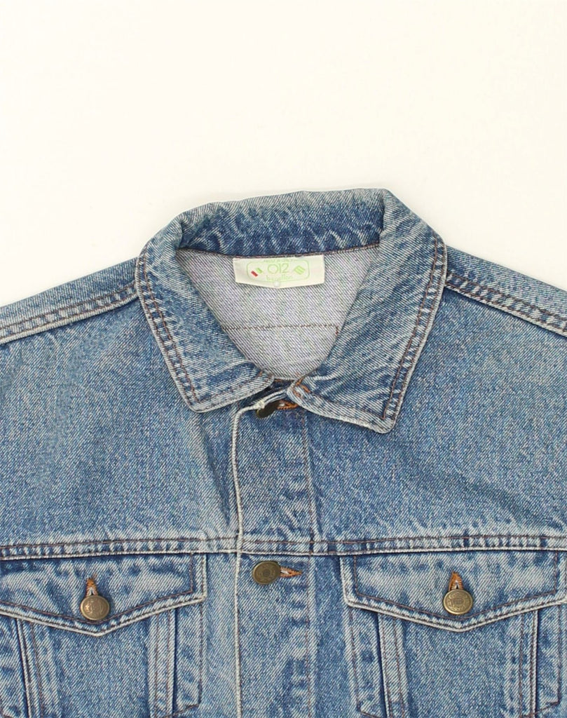 BENETTON Boys Denim Jacket 15-16 Years XL Blue Cotton | Vintage Benetton | Thrift | Second-Hand Benetton | Used Clothing | Messina Hembry 