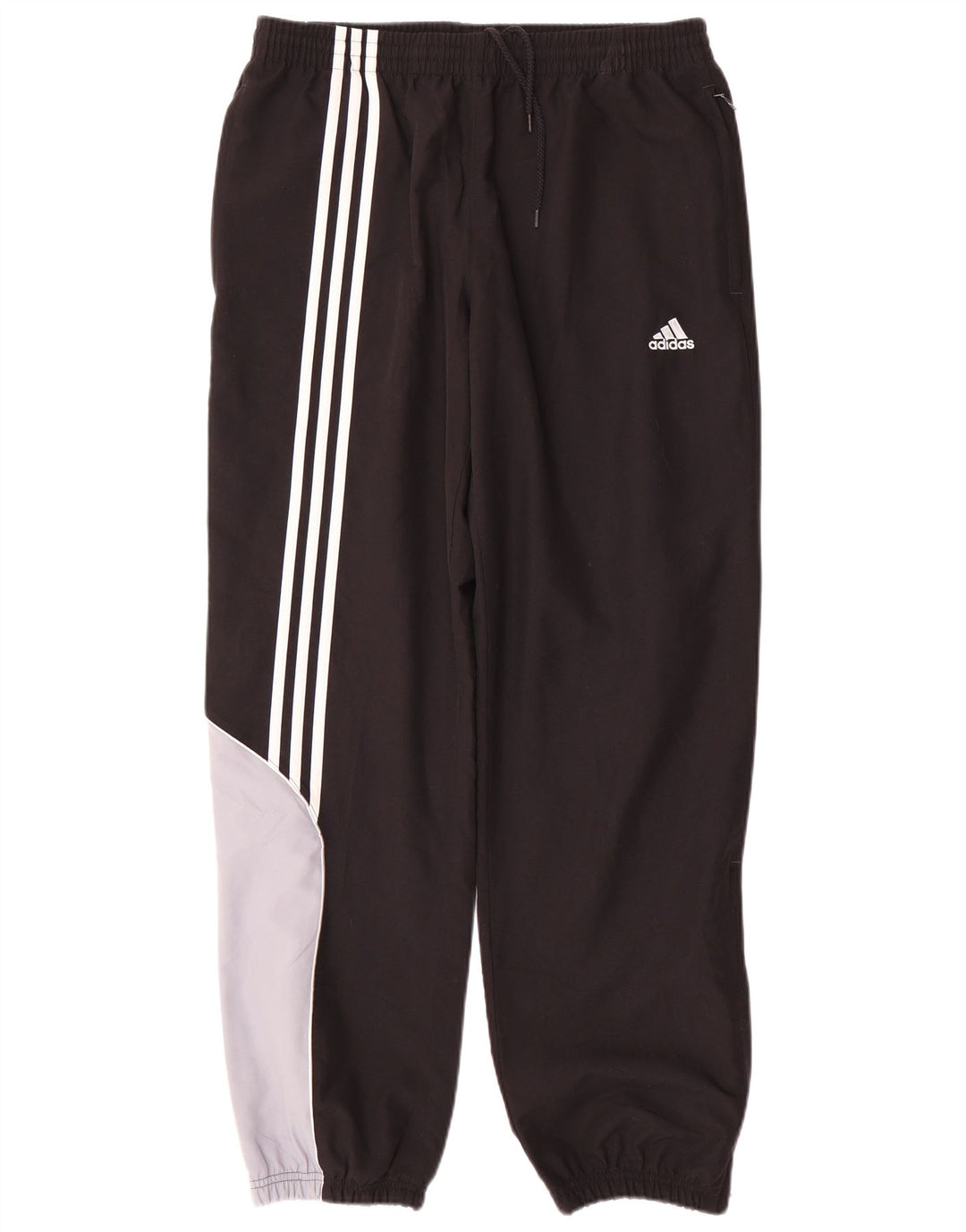 ADIDAS Mens Tracksuit Trousers Joggers UK 40/42 Medium  Black Colourblock