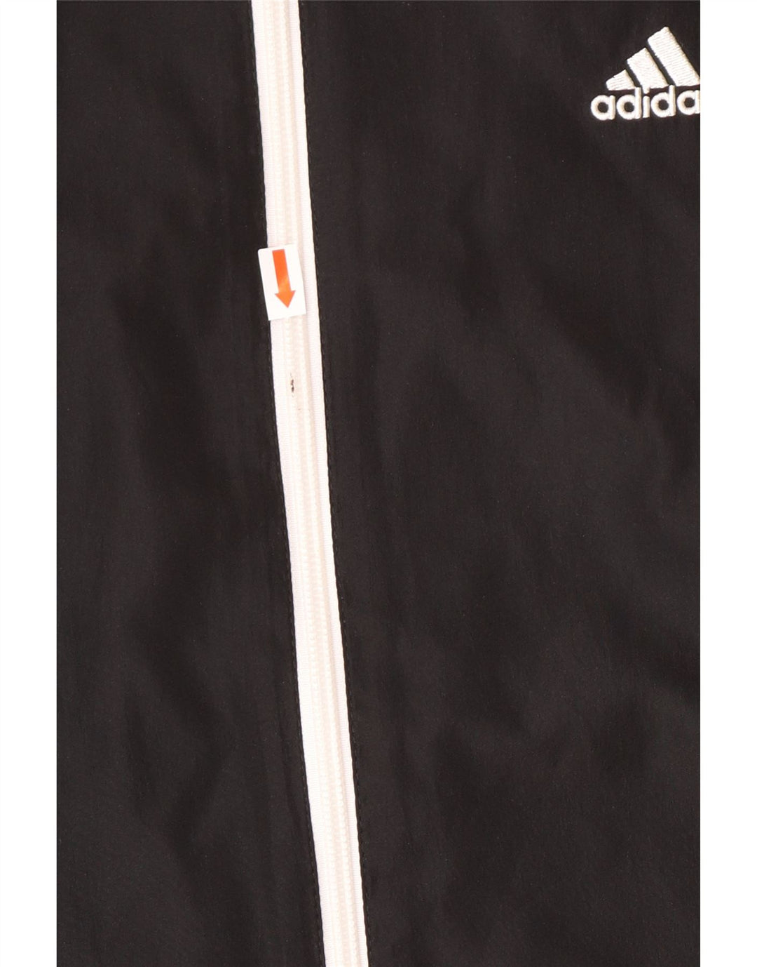 Adidas Mens Tracksuit Top Jacket UK 40/42 Medium Black Polyester