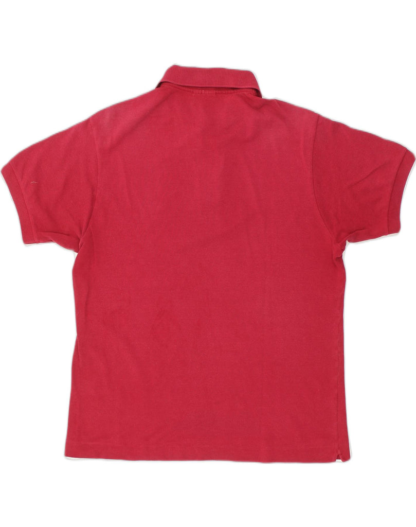 LACOSTE Mens Polo Shirt Size 3 Small Red Cotton | Vintage Lacoste | Thrift | Second-Hand Lacoste | Used Clothing | Messina Hembry 