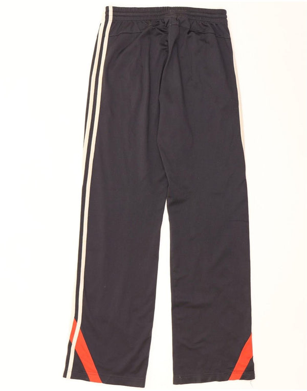 Adidas Boys Tracksuit Trousers 15-16 Years  Navy Blue Colourblock Polyester
