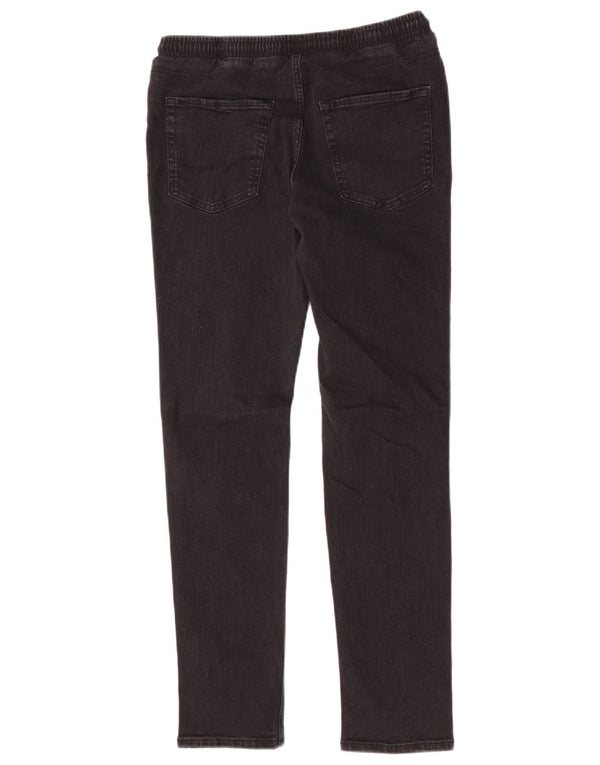 Jack & Jones Boys GLENN Slim Jeans 14-15 Years W28 L30 Black Cotton