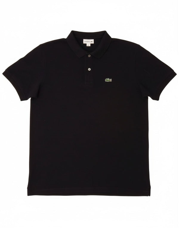 Lacoste Mens Polo Shirt Size 6 XL Navy Blue Cotton
