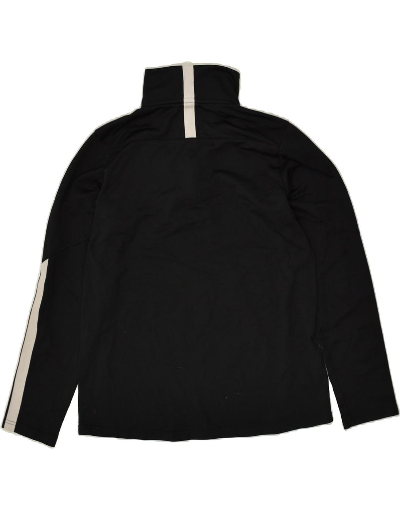 UNDER ARMOUR Mens Zip Neck Sweatshirt Jumper Medium Black Colourblock | Vintage Under Armour | Thrift | Second-Hand Under Armour | Used Clothing | Messina Hembry 