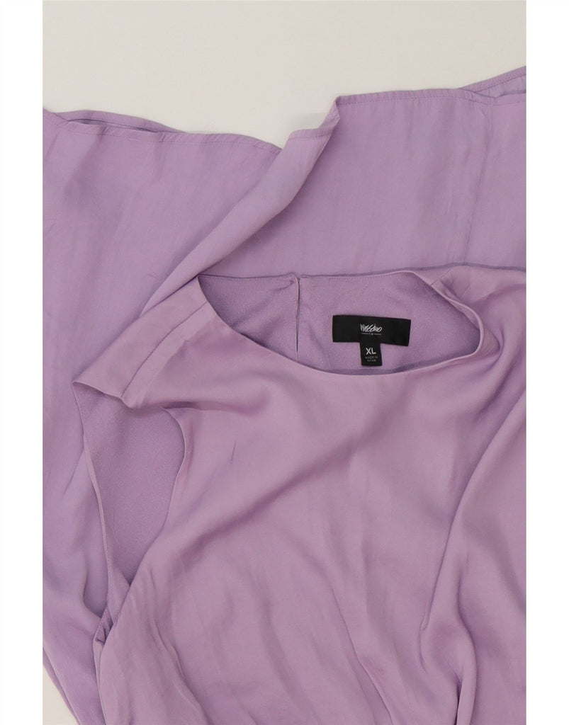 MOSSIMO Womens Sleeveless A-Line Dress UK 18 XL Purple Polyester Vintage Mossimo and Second-Hand Mossimo from Messina Hembry 