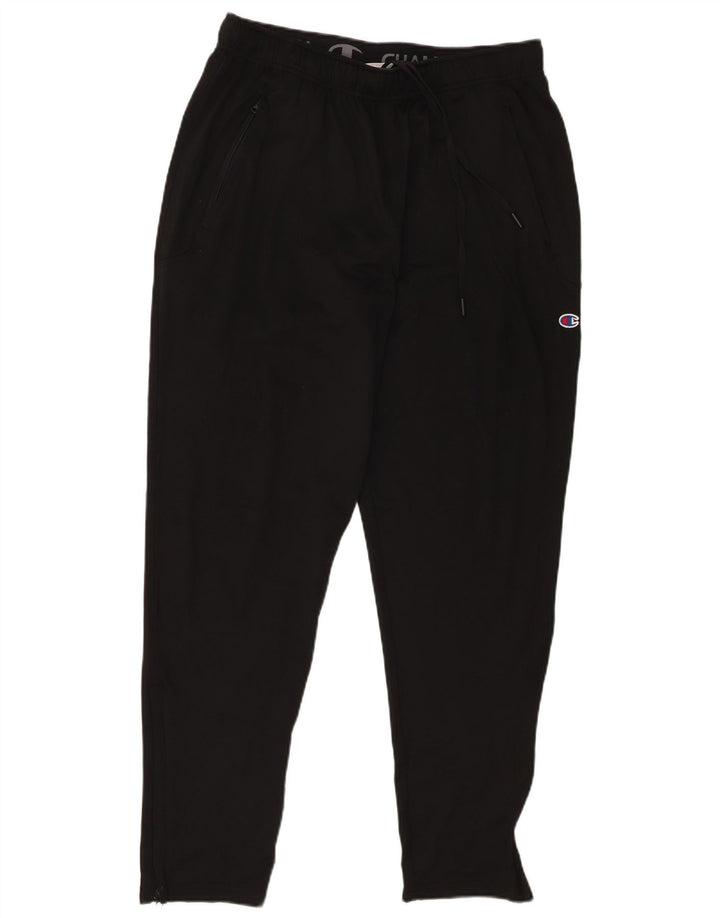 Champion Mens Graphic Tracksuit Trousers Large  Black Polyester