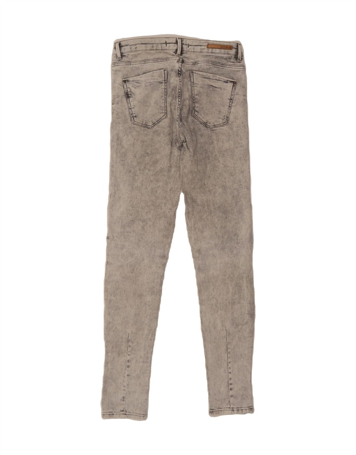 ZARA Womens Distressed Skinny Jeans EU 38 Small W28 L30 Grey Vintage Zara and Second-Hand Zara from Messina Hembry 