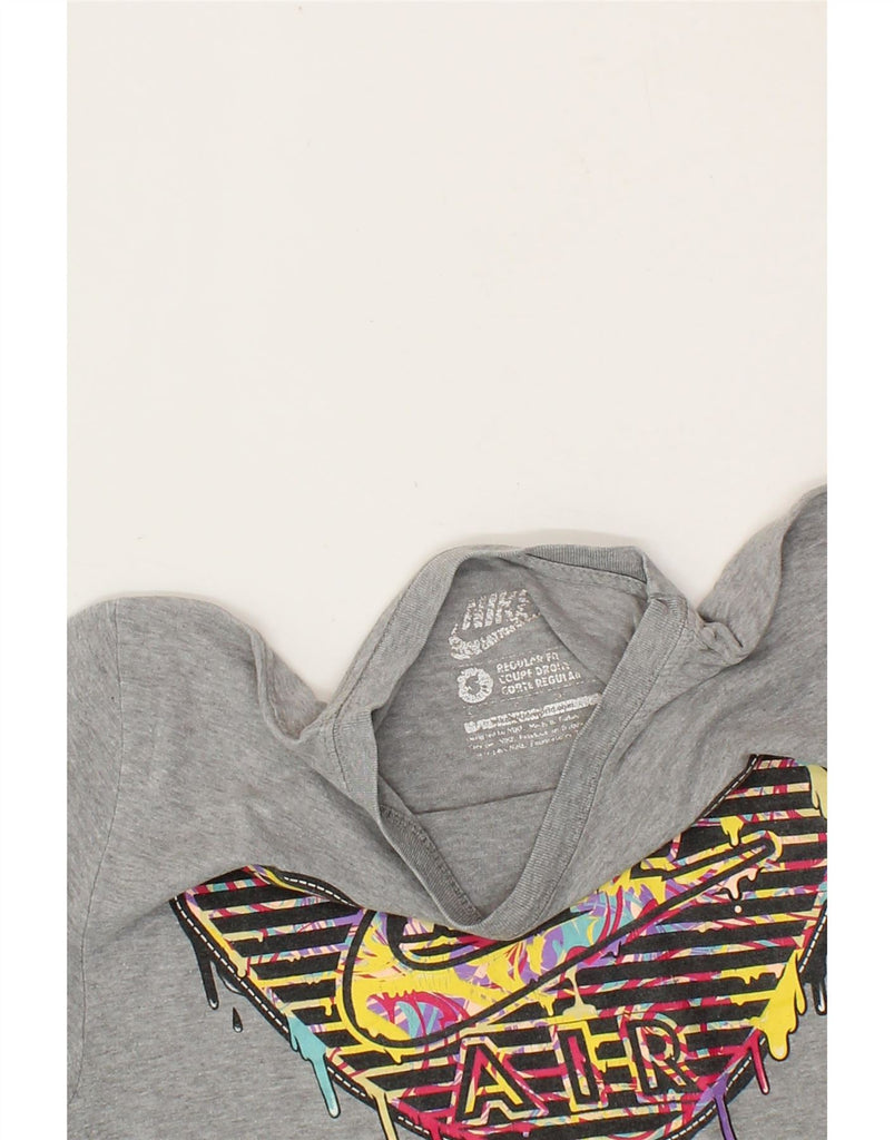 NIKE Mens Regular Fit Graphic T-Shirt Top Small Grey Vintage Nike and Second-Hand Nike from Messina Hembry 