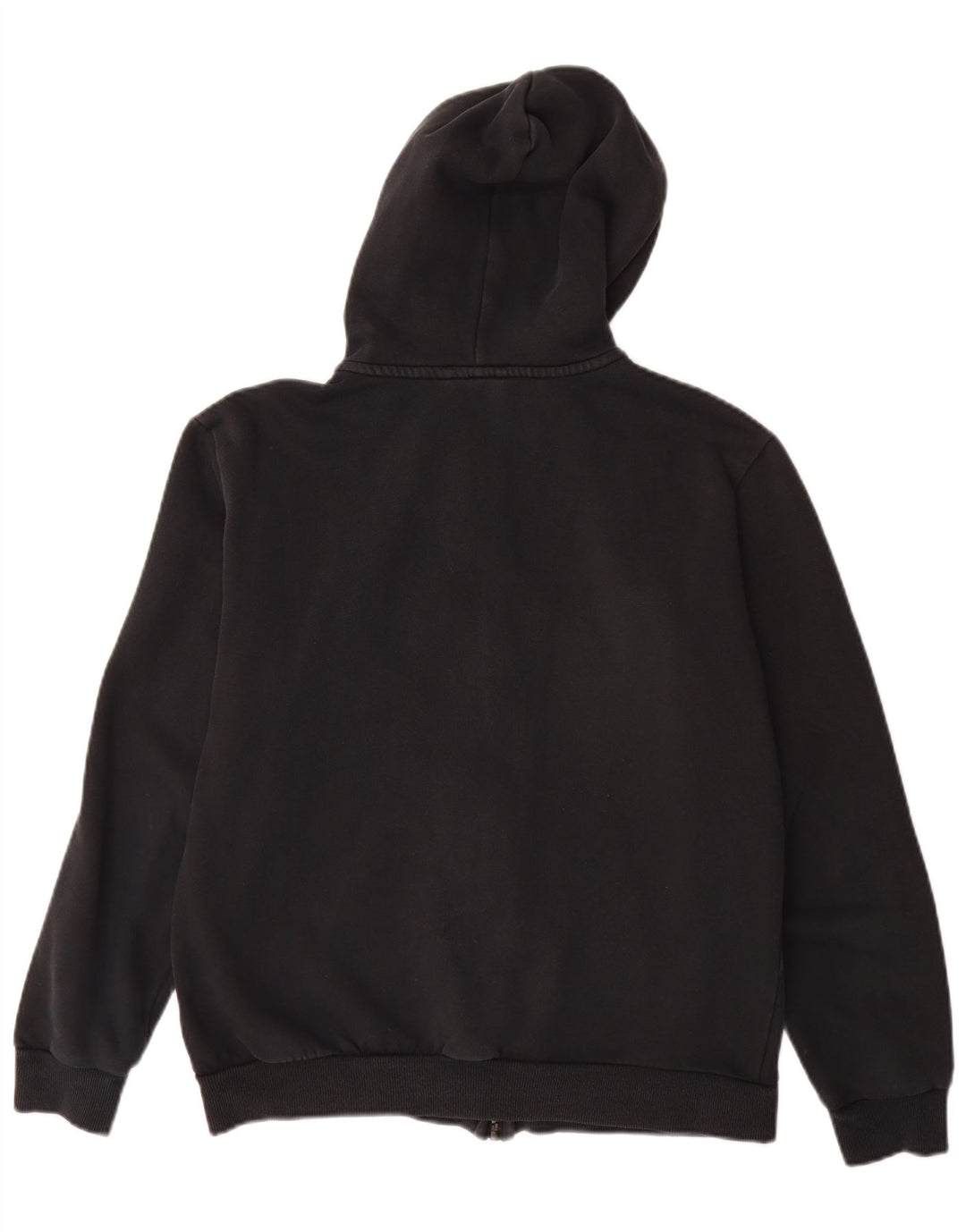 Puma Womens Zip Hoodie Sweater UK 14 Medium Black