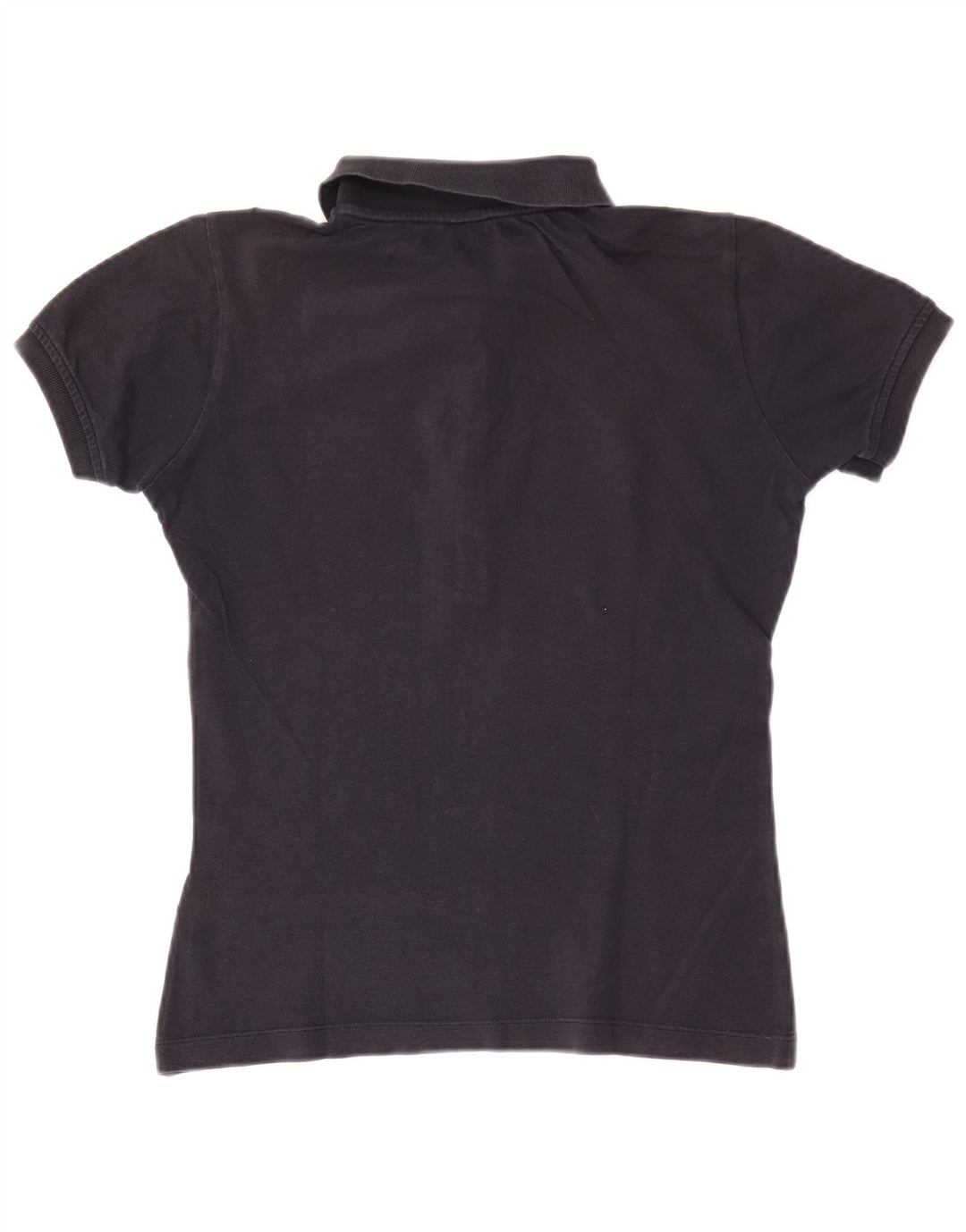 North Sails Womens Polo Shirt UK 12 Medium Black Cotton