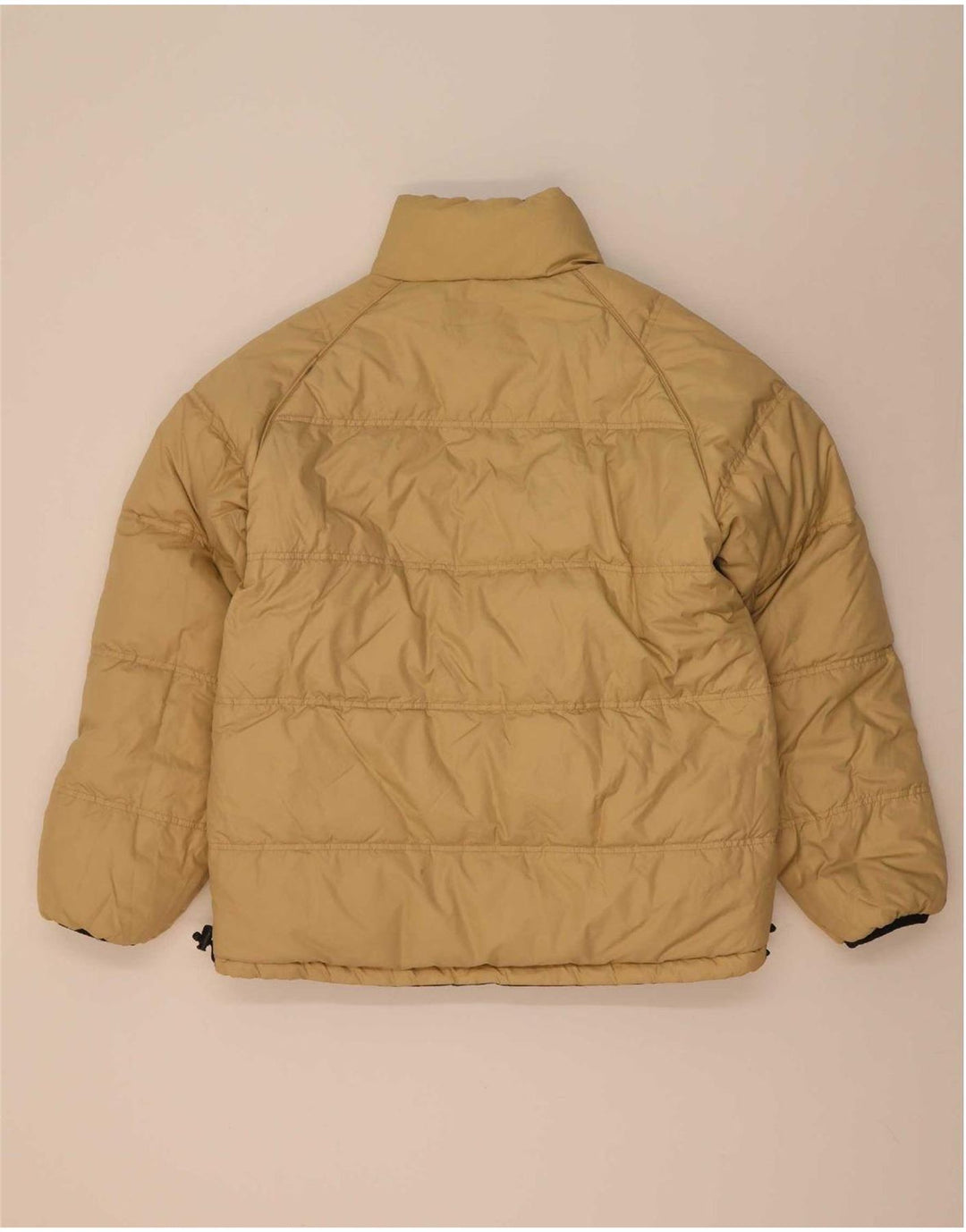 Helly Hansen Mens Reversible Padded Jacket UK 38 Medium Brown Nylon