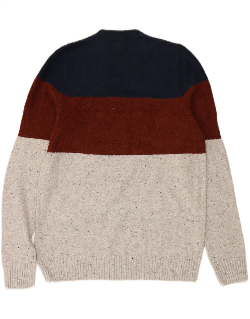 MARKS & SPENCER Mens Crew Neck Jumper Sweater Medium Multicoloured Vintage Marks & Spencer and Second-Hand Marks & Spencer from Messina Hembry 