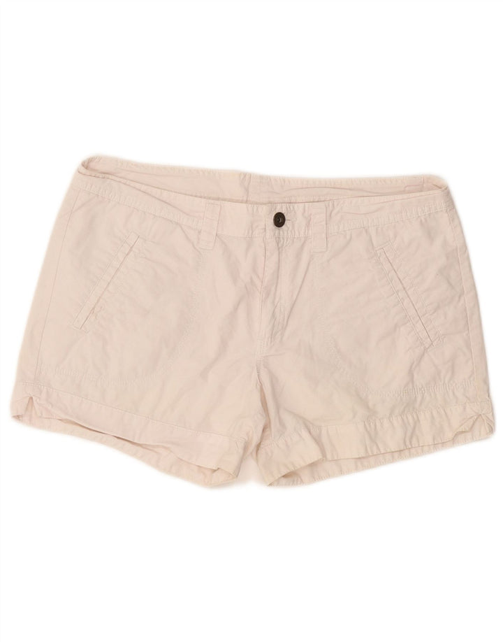 CHAMPION Womens Casual Shorts Medium W30 Off White Cotton