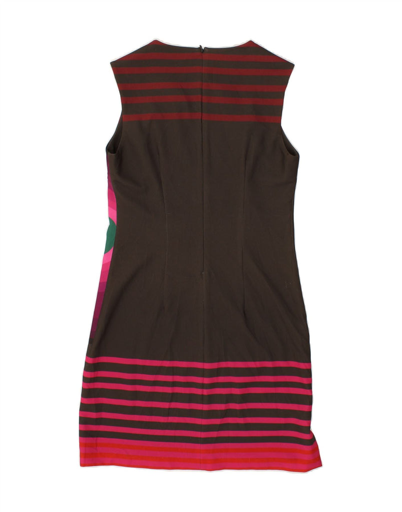 DESIGUAL Womens Graphic Sleeveless Sheath Dress EU 38 Medium Multicoloured Vintage Desigual and Second-Hand Desigual from Messina Hembry 