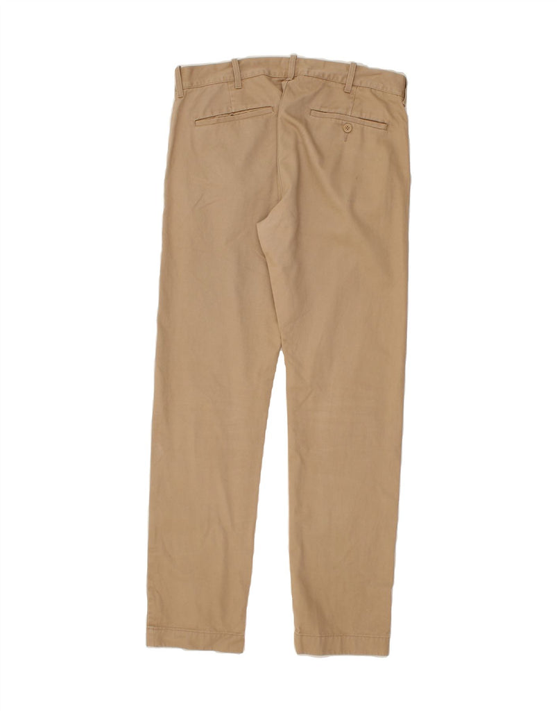 J. CREW Mens The Driggs Slim Fit Chino Trousers  W32 L32 Beige Cotton Vintage J. Crew and Second-Hand J. Crew from Messina Hembry 