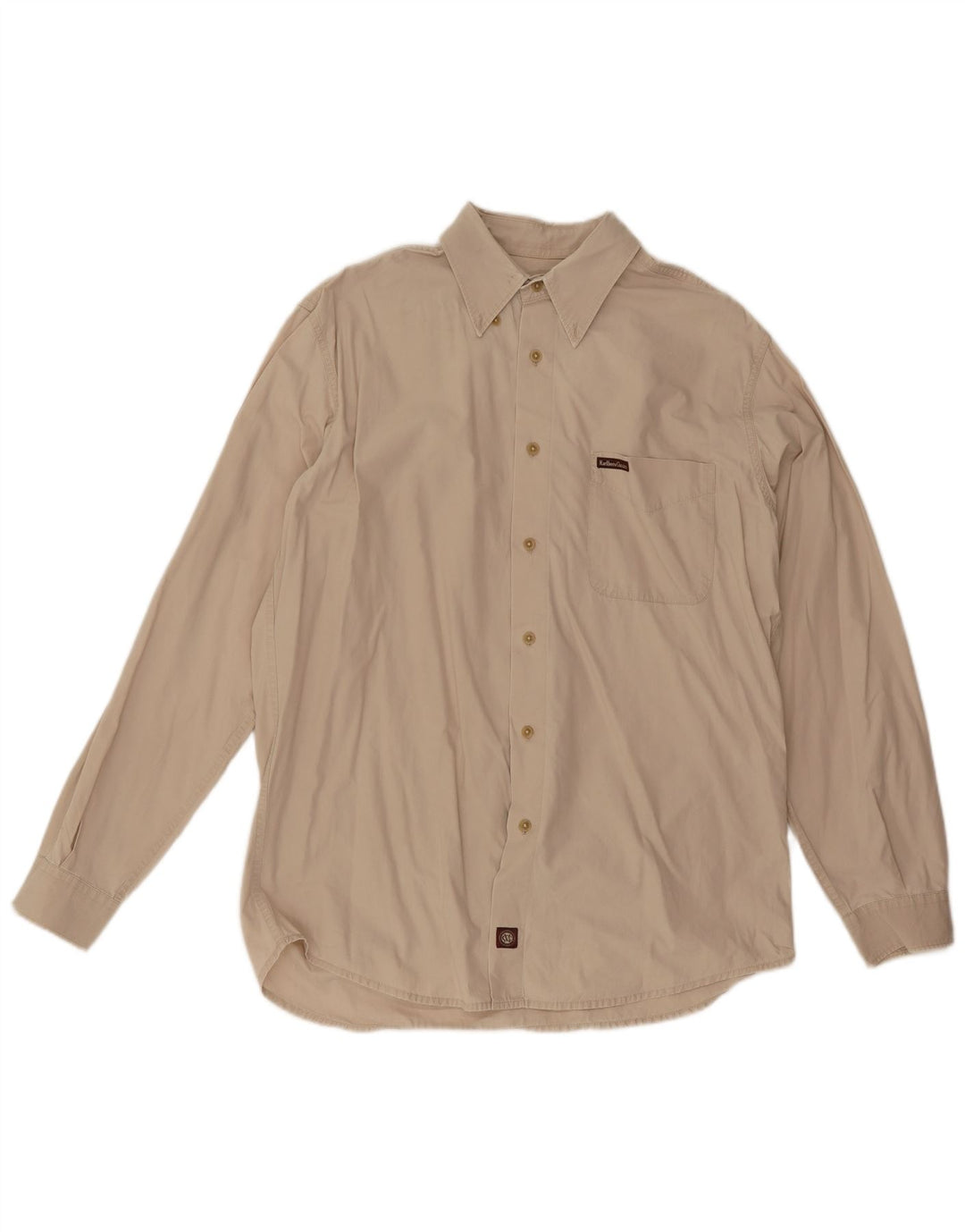 Marlboro Classics Mens Shirt Large Beige