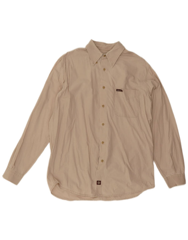Marlboro Classics Mens Shirt Large Beige