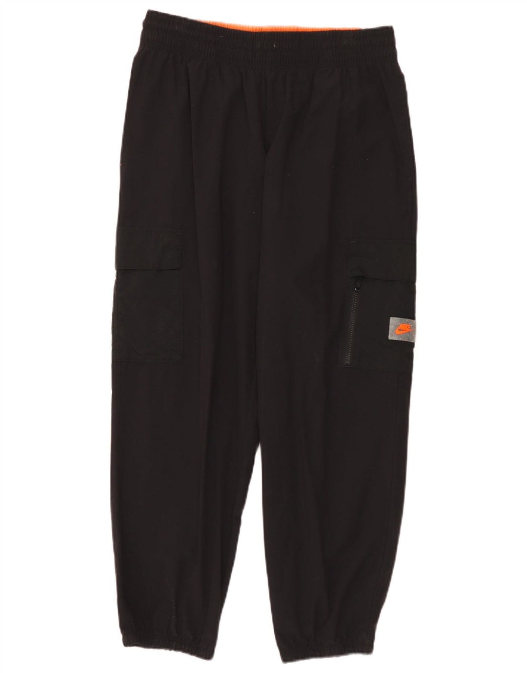 Nike Mens Loose Fit Cargo Tracksuit Trousers Joggers Medium Black Nylon