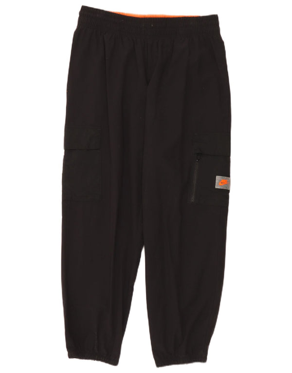 Nike Mens Loose Fit Cargo Tracksuit Trousers Joggers Medium Black Nylon