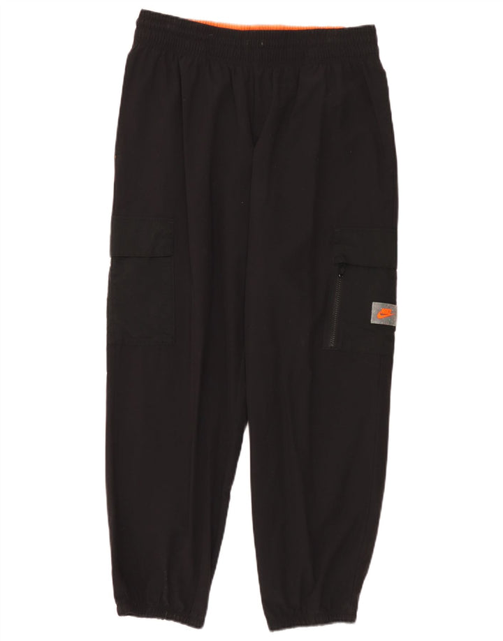 Nike Mens Loose Fit Cargo Tracksuit Trousers Joggers Medium Black Nylon