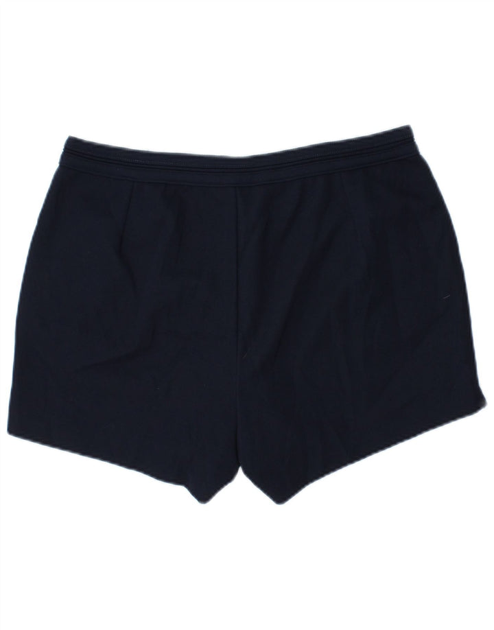 SERGIO TACCHINI Womens Chino Shorts W32 Large Navy Blue Polyester