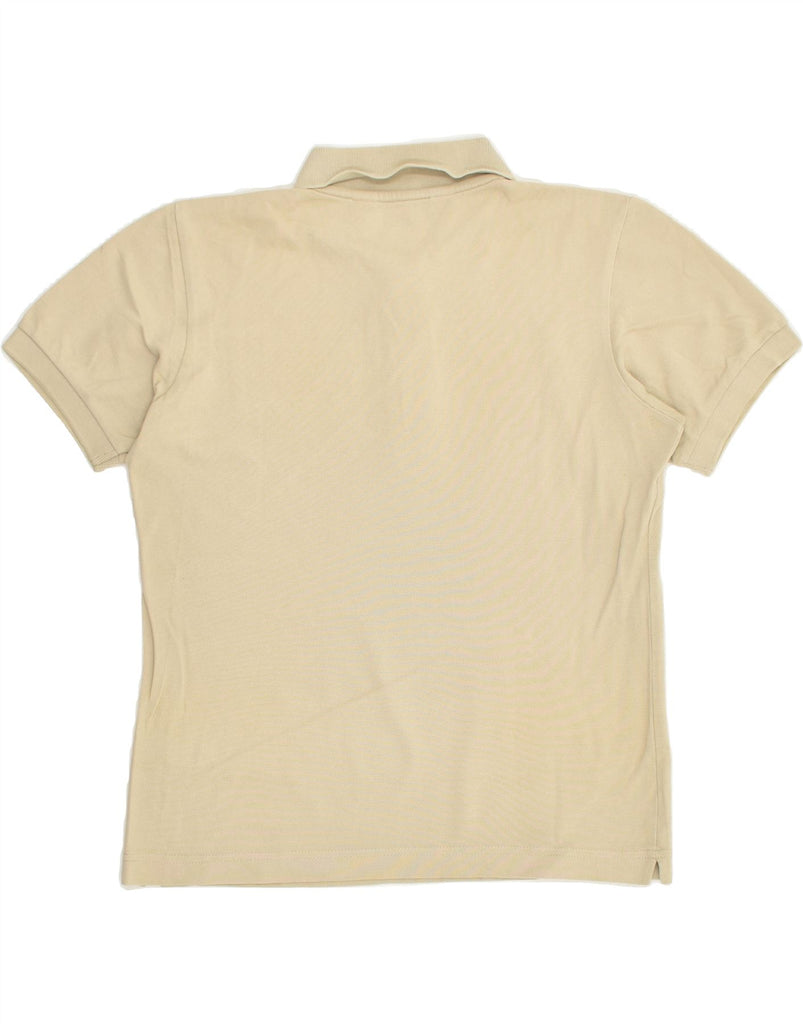 KAPPA Mens Slim Polo Shirt Large Beige Cotton | Vintage Kappa | Thrift | Second-Hand Kappa | Used Clothing | Messina Hembry 