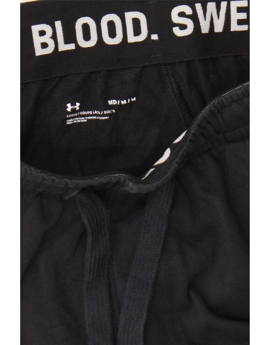 UNDER ARMOUR Mens Tracksuit Trousers Joggers Medium  Black