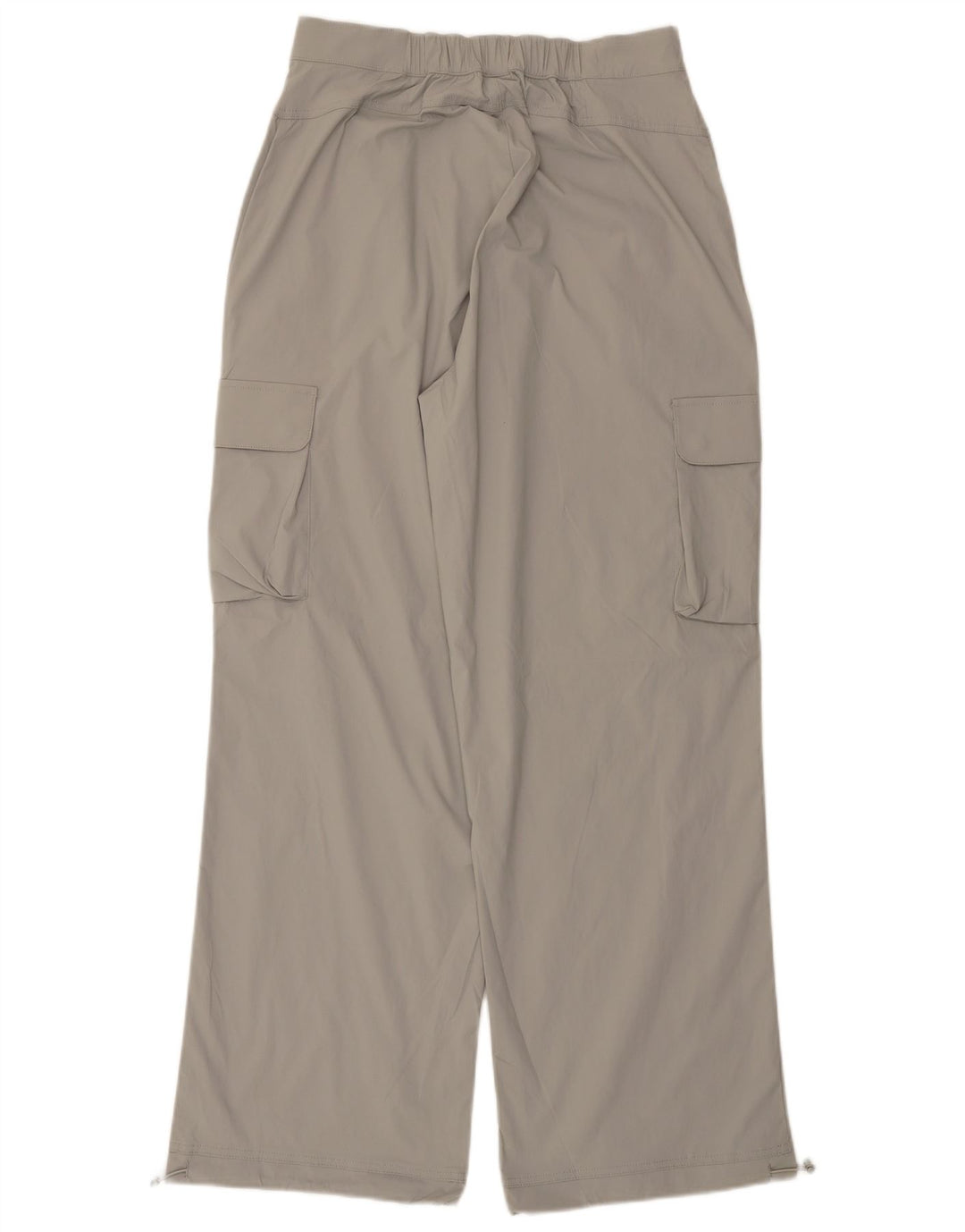 ELLESSE Womens High Waist Cargo Trousers UK 14 Medium W30 L31 Grey