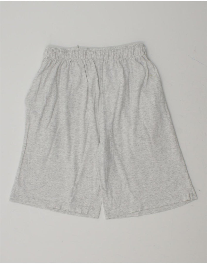 CHAMPION Womens Sport Shorts UK 12 Medium  Grey Flecked Cotton Vintage Champion and Second-Hand Champion from Messina Hembry 