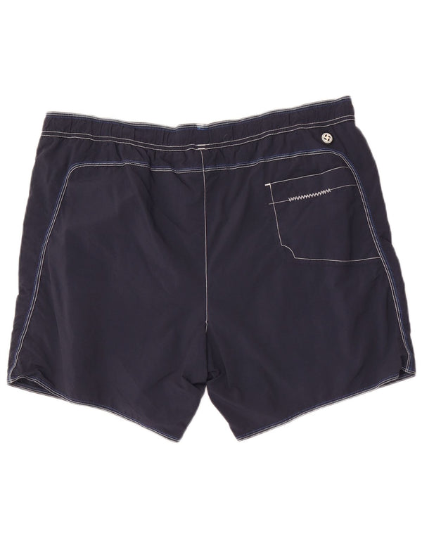 Colmar Mens Graphic Swimming Shorts IT 58 2XL Navy Blue Polyamide