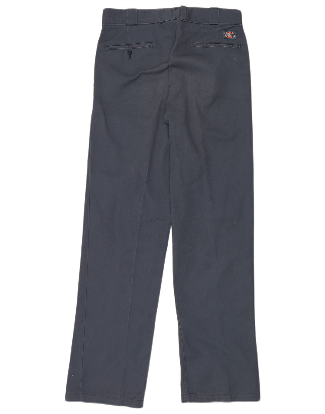 DICKIES Mens Straight Chino Trousers W31 L34 Navy Blue Polyester